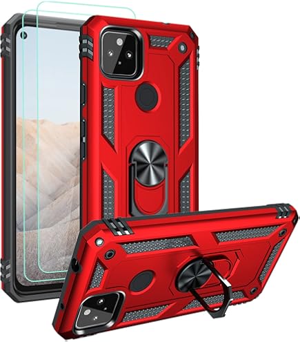 Google Pixel 5 ブラック ケース付き 419cLay6CoL.jpg